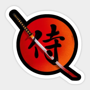 Samurai Kanji Sticker